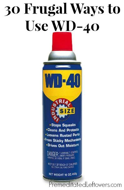 30 Frugal Ways to Use WD-40 - including cleaning tips and household hacks We 40 Uses, Uses For Wd40, Wd 40 Uses, Deep Cleaning Tips, Wd 40, Diy Cleaners, Cleaning Ideas, Frugal Tips, Simple Life Hacks