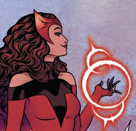 Scarlet Witch Outfit, Witch Comic, Romani Wanda, Wanda Maximoff Icon, Scarlet Witch Comic, Kids Aesthetic, Comic Layout, Marvel Quotes, Scarlet Witch Marvel