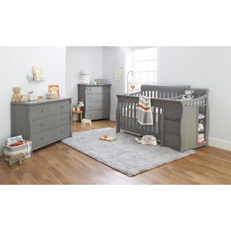 Unique Cribs, 4 In 1 Crib, Bed Rails For Toddlers, Best Crib, Stylish Nursery, Baby Nursery Furniture, Drawer Design, Convertible Crib, Grey Baby