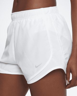 Incredibly lightweight, the Nike Tempo Shorts give you comfortable coverage for your run. Smooth, woven fabric moves with every stride, wicking away sweat so you can run freely. A secure interior pocket lets you keep a key or card close. Shown: White/White/White/Wolf Grey Style: 831558-100 Nike White Shorts, Nike Sweat Shorts, White Running Shorts, White Nike Shorts, Grey Nike Shorts, 2025 Goals, Nike Tempo Shorts, Nike Tempo, Summer 2025