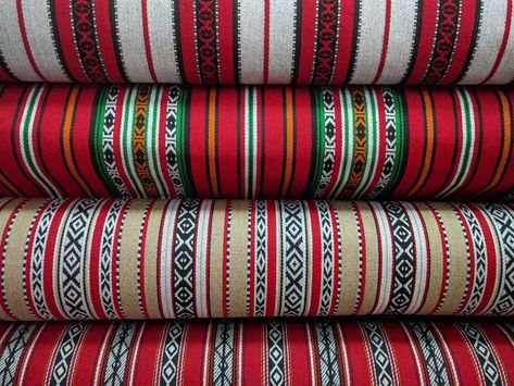 Buying Bedouin Fabric in Amman | Picturing Jordan Tanzanian Fabric, Saudi Fabric Texture, Bedouin Decor, Jordanian Bedouin, Yemen Pattern, Bedouin Textiles, Bodak Yellow, Bedouin Tent, Tenun Ikat