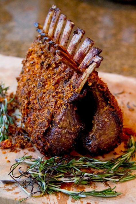 Lamb Recipes Oven, Lamb Rack Recipe, Lamb Roast Recipe, Lamb Rack, Roast Rack Of Lamb, Pomegranate Sauce, Lamb Dinner, Lamb Chop Recipes, Sunday Dinners