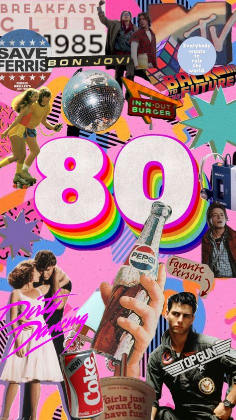 #80saesthetic #1980s #80smovies Art Therapy Courses, 80s Aesthetic Wallpaper, 1980s Aesthetic, 80s Poster, 80s Pop Culture, Stranger Things Outfit, 80s Photos, 80s Nostalgia, Pretty Phone Wallpaper