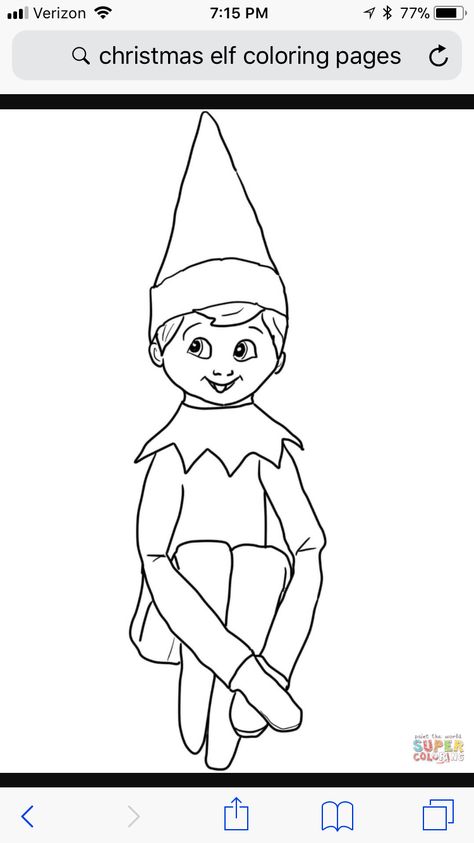 Elf On The Shelf Coloring Pages, Christmas Cutouts, Christmas Chalkboard, Rock Ideas, Easy Christmas, Painted Rock, Christmas Elf, Simple Christmas, Elf On The Shelf