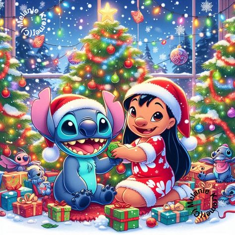 Stitch And Angel Christmas Wallpaper, Christmas Stitch Disney Wallpaper, Christmas Stitch Wallpaper, Stitch Christmas Wallpaper, Lilo And Stitch Wallpaper, Stitch And Lilo, Cool Cartoon Drawings, Yoda Images, Christmas Wallpaper Iphone Cute