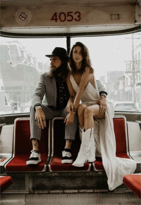 City Theme Engagement Photos, Punk Elopement, Urban Bride, Urban Wedding Photography, Jessica Mulroney, Rock Wedding, Wedding Session, Urban Wedding, Instagram Wedding