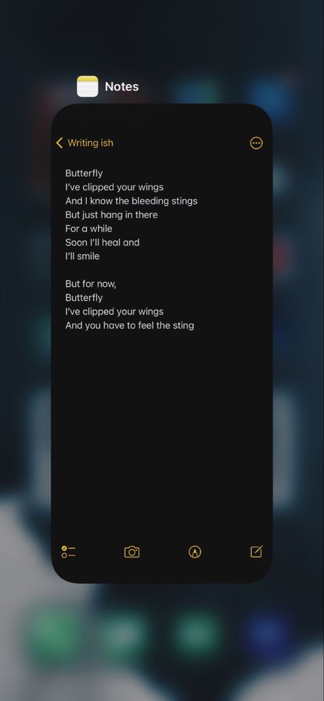 #butterfly #aesthetic #poem #poetry #writing #notes Iphone Notes Poem, Notes App Poems, Notes App Poetry, Bye Bye Butterfly Poem, Butterfly Poetry Quotes, Butterfly Poetry, Poem Butterfly, Butterfly Poems, Iphone Notes