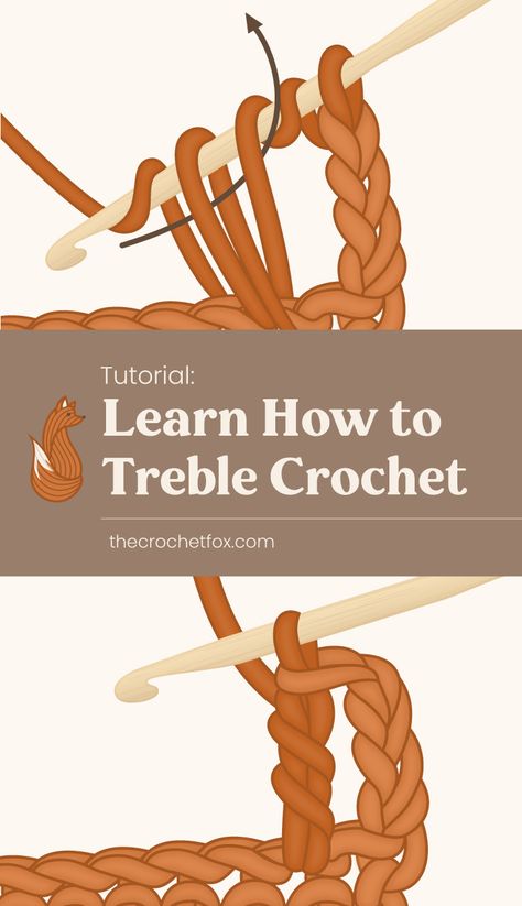 Treble crochet made easy! Learn how to treble (triple) crochet like a pro with our simple guide. This technique adds height and texture to your projects. Explore our diverse collection of free and paid crochet patterns on various topics for more creative ideas!. #Amigurumi_Patterns #How_To_Do_Treble_Crochet_Stitch #How_To_Triple_Crochet_Stitch #Treble_Crochet_Stitch_Uk Treble Crochet Stitch Uk, How To Triple Crochet Stitch, How To Do A Treble Crochet Stitch, How To Do A Triple Crochet Stitch, Treble Crochet Stitch Tutorials, How To Treble Crochet Stitch, Triple Stitch Crochet, Treble Stitch Crochet, Crochet Treble Stitch