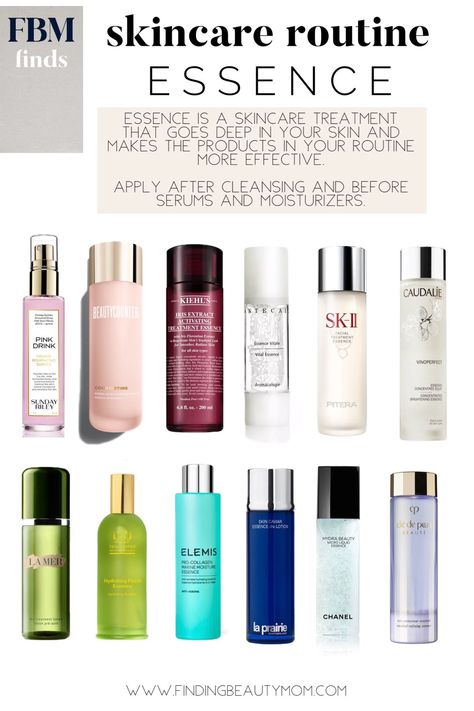 what is essence, the best essence, elemis, Korean skincare, skincare routine, anti-aging skincare, k-skincare, how to use essence, chanel skincare, la mer skincare, la prarie skincare Essence Vs Serum, Vegan Skincare Routine, Chanel Skincare, Tighten Facial Skin, Hydrating Essence, Buy Skincare, Korean Skincare Routine, Cleansing Face, Holistic Beauty