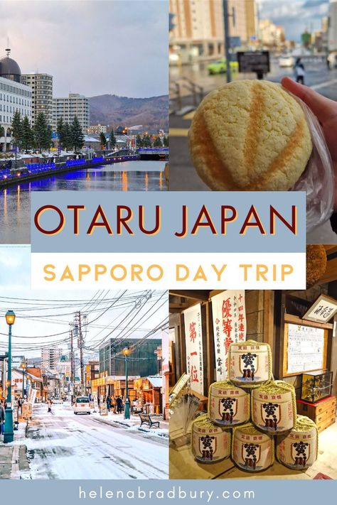 Explore beyond Sapporo with this Sapporo to Otaru day trip itinerary, from free sake tastings to glass-blowing workshops, this is the best Otaru itinerary. | otaru best things to do  | otaru japan itinerary | otaru music box museum | sapporo day trip | otaru canal hokkaido | day trips from sapporo | otaru sapporo | things to do in otaru | otaru how to get there | otaru canal winter | best things to do in Otaru | otaru best places | otaru itinerary 1 day | otaru travel guide Hokkaido Travel Winter, Otaru Japan, Otaru Hokkaido, Hokkaido Winter, 2023 Recipes, Sapporo Japan, Japan Summer, Otaru, Japan Itinerary