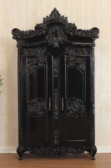 Goth Houses, Gothic Decor Bedroom, Goth Bedroom, Gothic Room, 2 Door Cabinet, Gothic Bedroom, Armoire Wardrobe, Gothic Elegance, Gothic Furniture