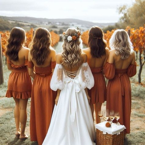 Nothing says Fall quite like our stunning Bridesmaid Proposal Gift Box in burnt orange! 🍂✨ Pop the question with the perfect autumn vibes. Shop now at nimagiftsco.com 💕 . . . . #bachelorette #bridesmaidgifts #2024bride #bride2be #weddingfavors #newbride #bridalparty #teambride #bridesquad #personalizedtumbler #weddingideas #newlyengaged #shopsmall #weddinginspo #bacheloretteparty #customtumbler #bacheloretteparty #2024wedding #customgifts #weddingluxe #weddingplanning #weddinginvitations #w... Rustic Orange Wedding Bridesmaid Dress, Brunt Orange Bridesmaid Dress, Rustic Orange Brides Made Dress, Bridesmaid Proposal Fall, Bridesmaid Proposal Burnt Orange, Butnt Orange Bridesmaid Dresses, Bridesmaids Proposal, Orange Bridesmaid, Bridemaids Gifts