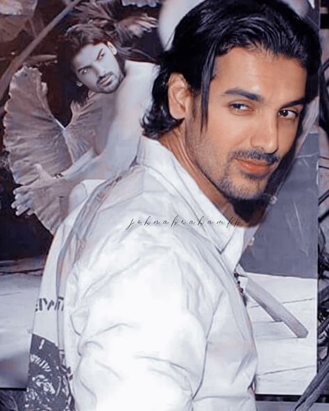 John Abraham Long Hair, Y2k Bollywood, Black Hair Curls, Artis India, Roy Kapoor, Toni Mahfud, Twisted Games, John Abraham, Retro Bollywood