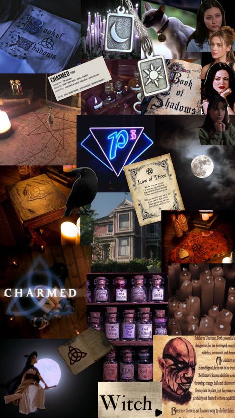 charmed collageeeee Charmed Aesthetic Wallpaper, Charmed Wallpaper, Charmed Aesthetic, Charmed Tv Show, Charmed Tv, Charmed Show, Moth Wings, Witch Spirituality, Clubbing Aesthetic