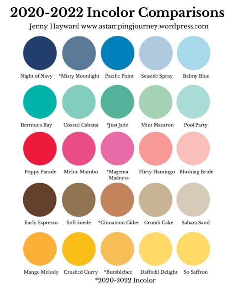 How do the new Incolors look with the other Stampin' Up! colours?? Craft Ideas For Beginners, Paper Craft Ideas, Color Schemes Colour Palettes, Paper Craft Tutorials, Color Palate, Color Palette Design, Color Inspo, Coordinating Colors, Color Blending