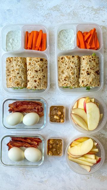 12 Hour Shift Meals, Yogurt Ranch Dip, Honey Crisp Apple, Granola Butter, Yogurt Ranch, Honey Crisp, Banana Peppers, Healthy Lunch Snacks, Meal Prep Snacks