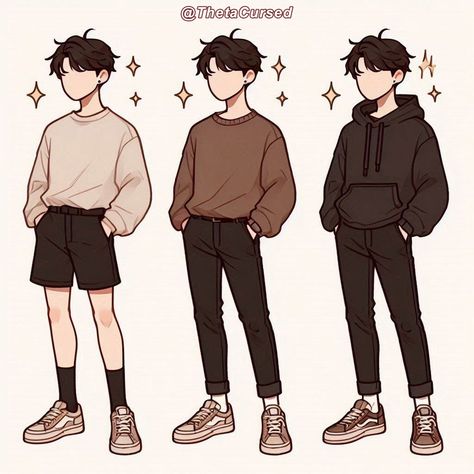 Short Guy Drawing, Hair Ideas Drawing Boy, Asian Man Drawing, Male Outfit Ideas Drawing, Young Boy Character Design, Male Couple Pose Reference, Guy Outfits Drawing, Outfit Ideas Drawing Male, Male Outfits Drawing