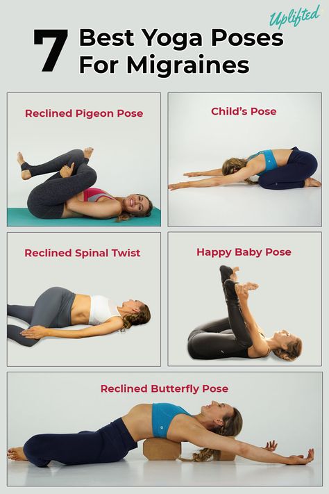 Migraine Relief Exercise, Migraine Exercise Headache Relief, Tmj Massage, Migraine Art, Yoga For Migraines, Migraine Remedies, Woman Hacks, Migraine Help, Yoga Goals