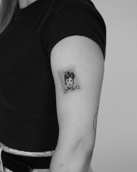 1.5 inch portrait Mini Portrait Tattoo, Mini Portrait, Minimalist Portrait, Tattoo Artist, Portrait Tattoo, Tattoo Artists, Angeles, Tattoos, On Instagram