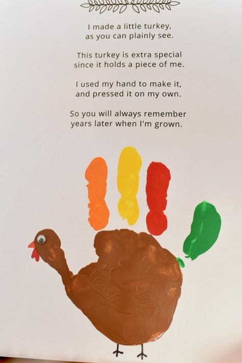 Turkey Craft With Leaves, Turkey Hats Preschool, My Family Crafts For Toddlers, Thanksgiving For Toddlers, November Crafts For Infants, Thanksgiving Crafts For Babies, Easy Thanksgiving Crafts For Toddlers, Thanksgiving Crafts For Preschool, November Crafts For Toddlers