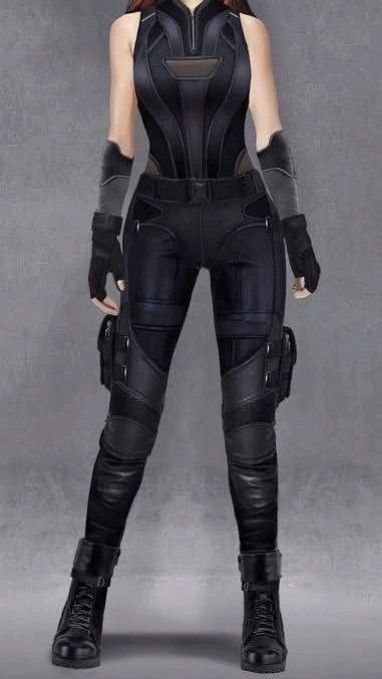 #fashion, #style, #outfitinspiration, #beauty Women Assassin Outfit, Secret Agent Aesthetic Female Outfit, Vigilante Outfit Female, Spy Outfit Women Undercover, Spy Outfit Ideas, Tatical Clothes Female, Training Outfit Combat, Black Widow Inspired Outfits, Marvel Suits Design Female