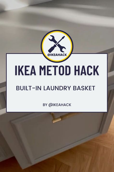 Ikea Metod Laundry, Laundry Ikea Hack, Ikea Laundry Room Hack, Ikea Laundry Basket, Kitchen Frames, Ikea Laundry, Ikea Built In, Laundry Rack, Laundry Solutions