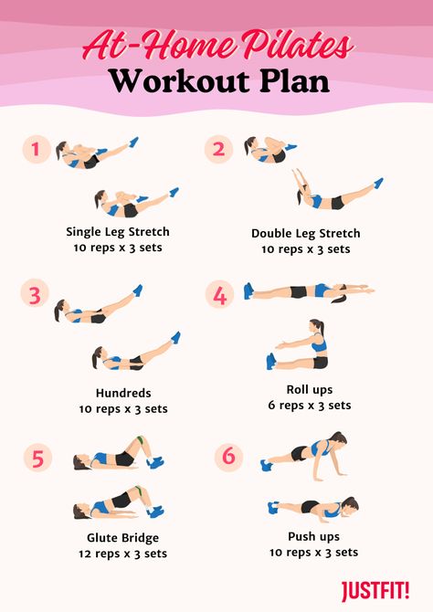 Pilates Workout At Home: Easy Workout Plan To Sculpt Your Body Pilates Exercises For Beginners, At Home Workout For Women, Pilates Workout With Weights, Pilates Abs At Home, Easy Workouts To Do At Home Beginner, Lazy Pilates Workout, Pilates Workout Beginner, Pilate Ab Workouts, Pilates At Home Workout