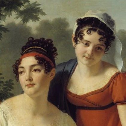 Regency Hairstyle, Regency Hair, Regency Hairstyles, Braids And Curls, Greek And Roman Art, Greek Hair, Historical Hairstyles, Regency Gown, Regency Era Fashion