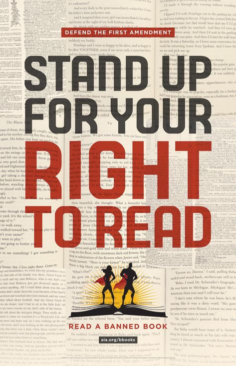 Banned Books Week Poster 2016 Stand Up For Your Right To Read Green Library, Books Display, Loyola Marymount University, American Library, Library Posters, American Library Association, Library Science, Committed Relationship, Book Challenge