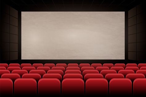 Free Vector | Flat design movie theater background Movie Theater Drawing, Theater Wallpaper, Movie Theater Background, Theatre Drawing, Theater Background, Movie Background, Moodboard Ideas, Background Powerpoint, Movie Screen