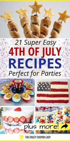 4th Of July Food Kids, 4th Of July Crockpot Recipes, 4th Of July Fingerfood, 4th Of July Food Appetizers, Recipes For 4th Of July, July 4th Party Ideas, 4th Of July Snacks, July 4th Food, 4th Of July Dinner