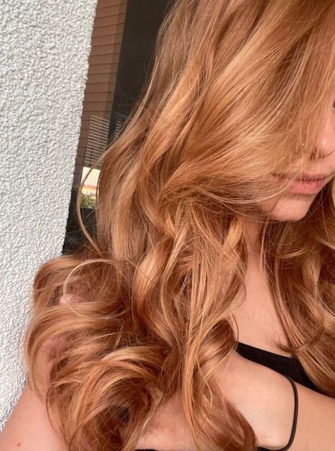 How To Use Wella 6RG Light Ginger Highlights Ginger Hair, Ginger Hair With Highlights, Hazel Eyes Hair Color, Ginger Highlights, Emo Hair Color, Ginger Blonde Hair, Auburn Blonde Hair, Hair Colors For Blue Eyes, Curls And Braids