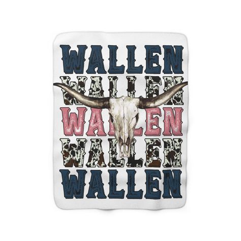 Morgan Wallen Blanket, Hendersonville Nc, Bday Gift, Morgan Wallen, Custom Blanket, Nov 6, Customized Blankets, Sherpa Fleece, Blankets & Throws