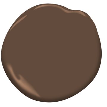 Re Sandlot Gray 2107-50, darkest shade= Chocolate Candy Brown 2107-10 (LRV 7.22) Benjamin Moore Brown, Chocolate Brown Paint, Brown Paint Colors, Candy Brown, Sandlot, Benjamin Moore Colors, Brown Paint, Paint Colours, Dark Shades