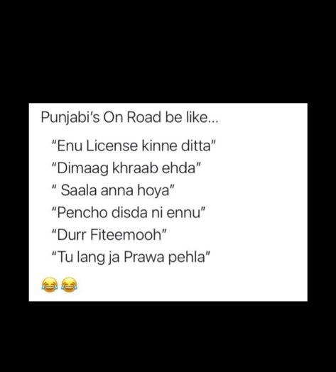 Punjabi Memes Funny, Funny Punjabi Quotes, Punjabi Funny Quotes, Punjabi Jokes, Really Funny Quotes, Punjabi Funny, Funny Quotes In Hindi, Funny Words To Say, Funny Study Quotes