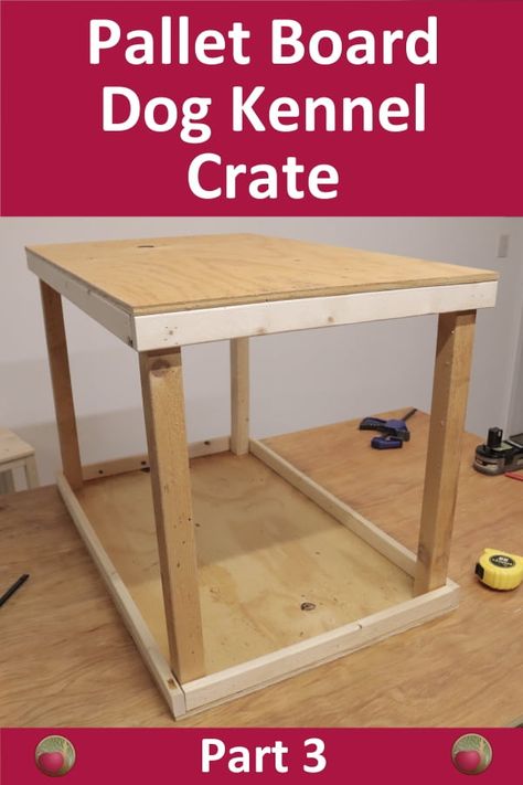 Diy Pallet Dog Kennel, Wooden Dog Crate Diy, Dog Crate Furniture Diy Plans Free, Pallet Dog Crate, Dog Box Ideas, Pallet Dog Kennel, Diy Dog Kennel Indoor, Dog Kennel Ideas, Raffle Ideas