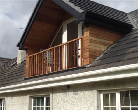 Dormer Balcony, Loft Conversion Balcony, Attic Balcony, Attic Conversions, Warm Roof, Dormer Loft Conversion, Kitchen Extensions, Attic Office, Oregon House