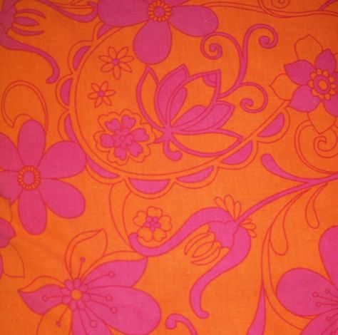 Fabric - More good color. Pink Patio, Pinky Orange, Chair Pillows, Orange Raspberry, Orange Decor, Orange You Glad, Orange Print, Orange Aesthetic, Orange Crush