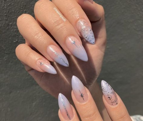 Infinity Nails, Swarovski Nails, Homecoming Nails Acrylic, Almond Acrylic Nails, Nails Only, Soft Nails, Instagram Baby, Homecoming Nails, Dream Nails