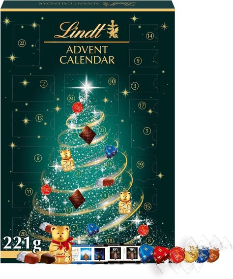 Lindt Advent Calendar Chocolate Christmas Tree 221g - 24 premium chocolate surprises - Count down to Christmas together with Lindt chocolate : Amazon.ae: Grocery Lindt Advent Calendar, Chocolate Christmas Tree, Diy Father's Day Cards, Count Down To Christmas, Diy Father's Day, Lindt Chocolate, Chocolate Christmas, Christmas Together, Premium Chocolate