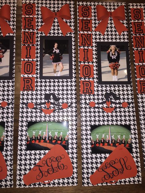 Senior Cheerleader Locker decor Locker Signs Dance Team, Cheerleader Locker Decorations, Homecoming Locker Decorations Cheer, Dance Locker Decorations, Locker Decorations For Cheerleaders, Cheerleading Locker Signs, Dance Team Locker Decorations, Locker Posters, Senior Locker Ideas