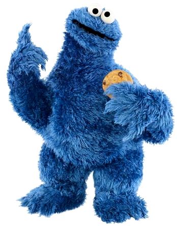 Cookie Monster Blue Cookies, Blue Bayou, Fraggle Rock, Jim Henson, Feeling Blue, Love Blue, Cookie Monster, True Blue, Something Blue