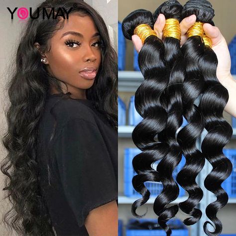 Smarter Shopping, Better Living! Aliexpress.com Loose Wave Sew In, Sew In Weave, Hair Weaving, Bundles With Closure, Birthday Hair, Human Hair Bundles, Hair Closure, Brazilian Virgin Hair, Sew In