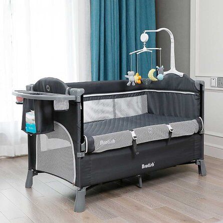 Baby Bedside Crib, Upholstered Crib, Co Sleeper Bassinet, Baby Bedside Sleeper, Portable Baby Bassinet, Foldable Crib, Portable Baby Cribs, Co Sleeper Crib, Baby Co Sleeper