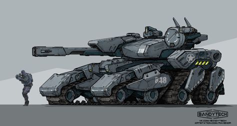 ArtStation - TANK #848, Eldar Safin Scifi Tank Concept Art, Futuristic Tank Concept Art, Tank Concept Art, Futuristic Tank, Laser Tank, Mecha Tanks, Tank Drawing, Fantasy Tank, Robots Tanks