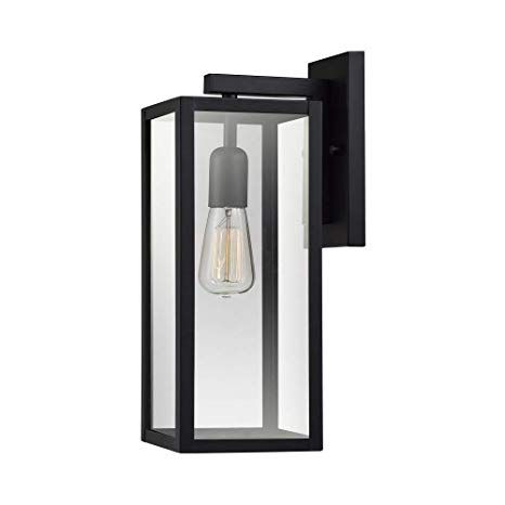 $42 Amazon: Globe Electric Bowery 1-Light 44176 16 inches Outdoor Barn Lighting, Cottage Kitchens, Indoor Wall Sconces, Outdoor Sconces, Modern Rustic Interiors, Barn Lighting, Outdoor Wall Lantern, Outdoor Light, Wall Lantern