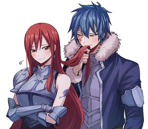 Nalu Fairy Tail, Erza Et Jellal, Fairy Tail Jellal, Erza Scarlett, Fairy Tail Erza Scarlet, Jellal And Erza, Fairy Tail Photos, Fairy Tail Funny, Fairy Tail Family