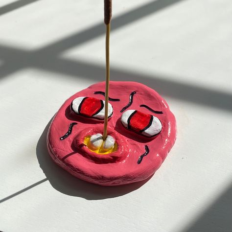 Tyler The Creator Clay Art, Tyler The Creator Clay, Indie Frog, Depop Aesthetic, Clay Incense Holder, Tyler The Creator Wallpaper, Clay Stuff, Clay Diy Projects, Clay Crafts Air Dry