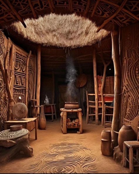 African Hut, Housing Architecture, Mud Hut, African Interior Design, Africa Art Design, African House, African Interior, House Arch Design, Unusual Homes