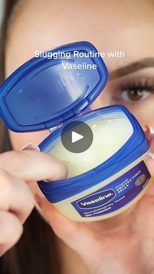 1.8M views · 8.4K reactions | Slugging routine with Vaseline 🫶🏻 #reels #makeup #cosmetics #asmr #fannyasmr | Fanny ASMR & skincare | Fanny ASMR & skincare · Original audio Slugging With Vaseline, Vaseline Eyebrows, Asmr Skincare, Eyebrow Care, Vaseline Original, Eyebrow Grooming, Vaseline, Amazing Food, Makeup Cosmetics